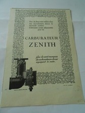 1925 Zenith Carburetor Advertising on 21,500.00 Vehicles