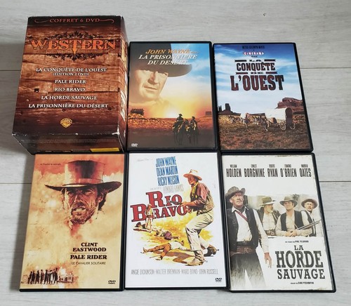 Coffret dvd western films - coffret, 5