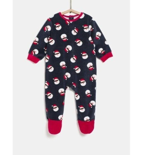 Pyjama velours père noël - en,