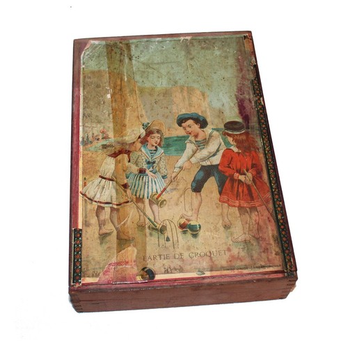 Ancien jeu cubes - de, bois