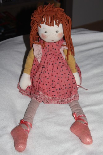 Doudou poupee chiffon moulin - poupee,