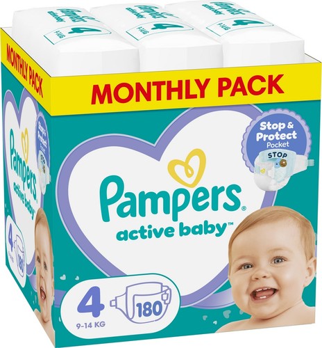Couches pampers active pour - active,