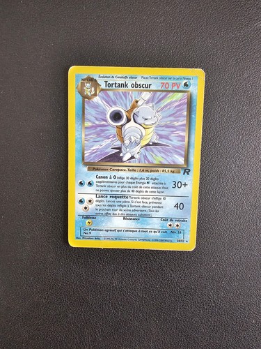 Carte pokémon tortank obscur - carte,