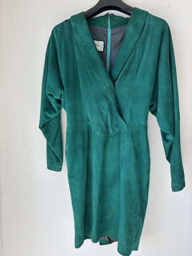 Robe daim verte - robe, 38