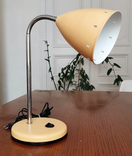 Lampe bureau metal style - lampe,
