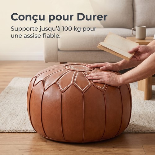 Pouf rangement pliant - rangement,