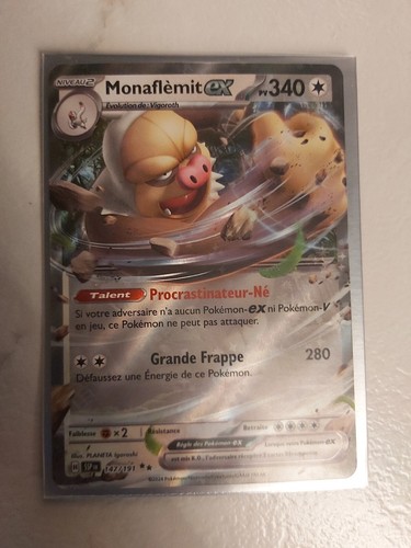 Carte pokémon monaflémit - carte, ex