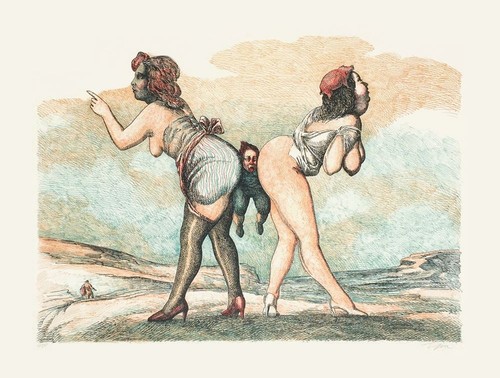 Roland topor lithographie - topor,