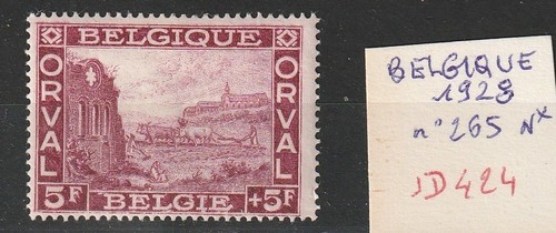Timbres belgique 1928 - timbres, (jd424)-1928-