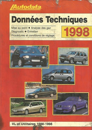 Autodata donnees techniques - donnees,