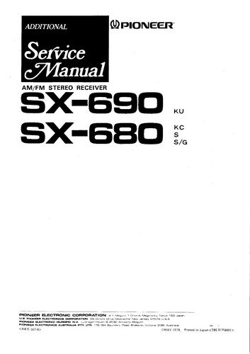 Manuel service pioneer - service,