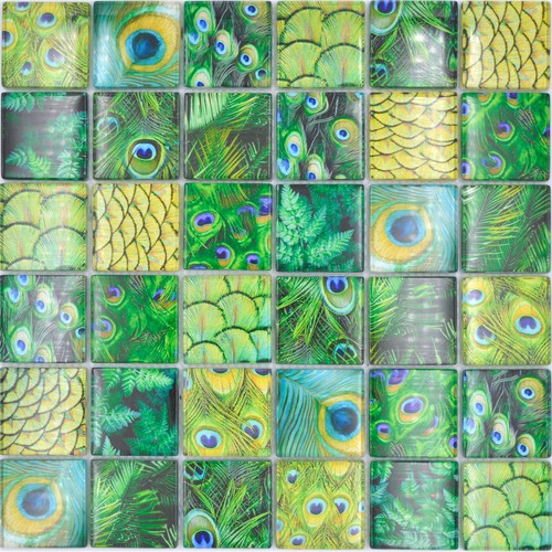 Mosaïque verre carrelage - mosaïque, en