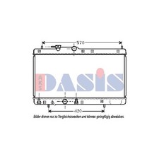 AKS DASIS Radiateur Moteur