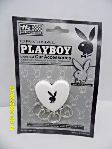 Playboy porte cle coeur - cle,
