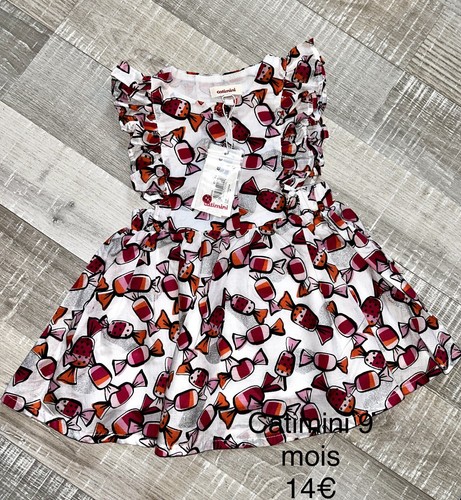 Catimini mois robe été - :,