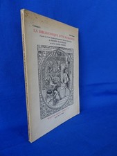 BIBLIOTHEQUE D'UN HUMANISTE