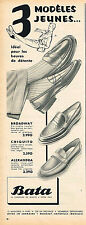 1954 ADVERTISING ADVERTISEMENT 124 BATA men's loafers shoes