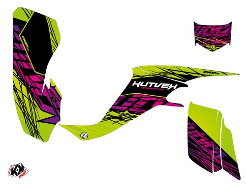 Kit déco quad eraser kawasaki - kit,