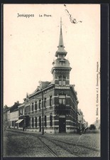 Old postcard Jemappes, Le Phare 