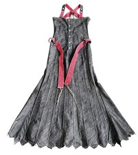 Robe  denim noir Marithé Eet