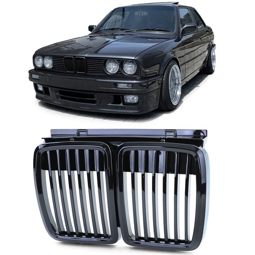 Grille calandre avant - avant, noir