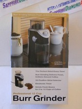 Cucina Romana Professional 12 Cup Burr Grinder!!!  BRAND NEW IN BOX!