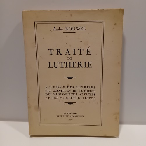 Roussel andré traité - roussel, de