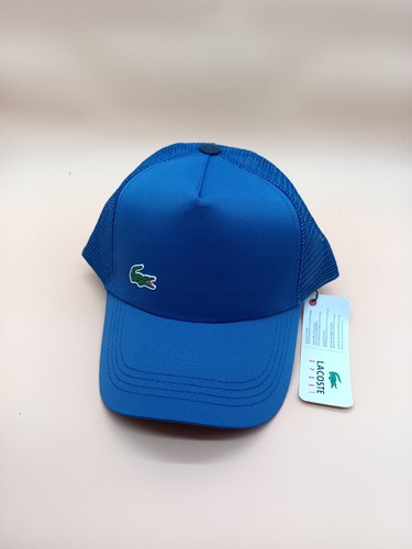 Casquette lacoste toile bleu - lacoste,