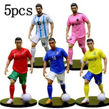 ⚽️ Lot 5 Figurines Foot ⭐ Cristiano Ronaldo Messi Mbappé – Star Players – Fans