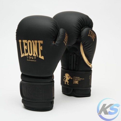 Gants boxe leone - boxe, noir