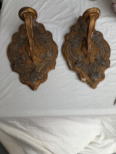 Paire deux appliques en - de,