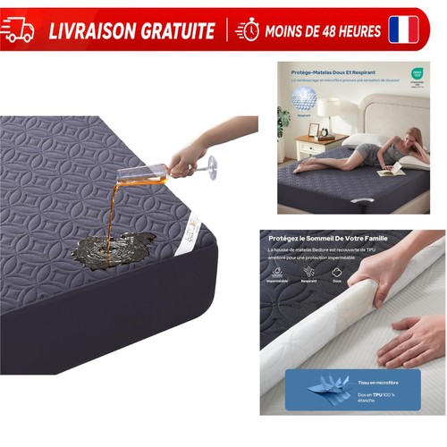 Protège matelas 160x200 - protège-matelas,