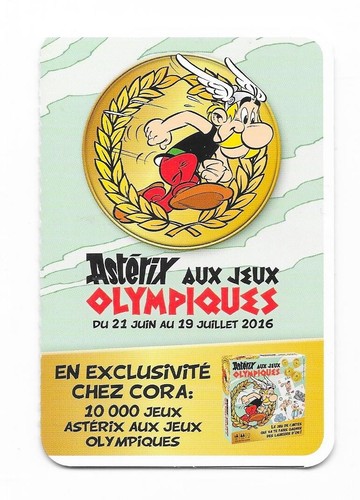 Carte cora astérix aux jeux - carte,