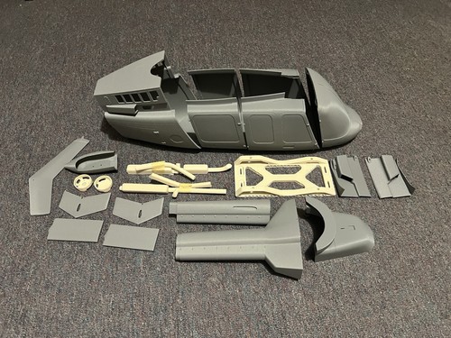 Bell 407 scale fuselage kit - rc,