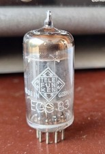 ECC83 12ax7 Telefunken Ribbed Near Mint