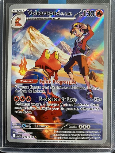 Carte pokémon volcaropod - carte,
