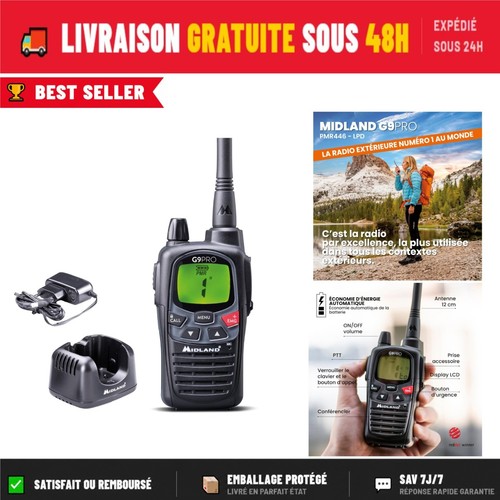Midland pro talkie walkie - g9,