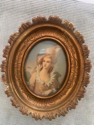 Peinture miniature ancienne - miniature,