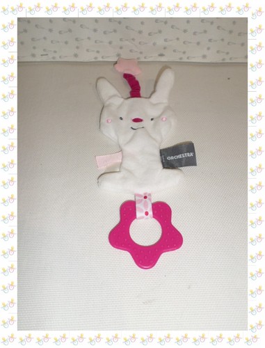 Doudou plat lapin soft - -,