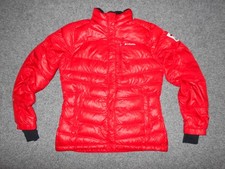 COLUMBIA FREESTYLE SKI WOMENS MEDIUM DOWN FILLED RED PUFFER JACKET