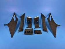 99-03 BMW E39 M5 FRONT REAR A B C PILLAR ALCANTARA TRIMS SUNROOF SWITCH SET