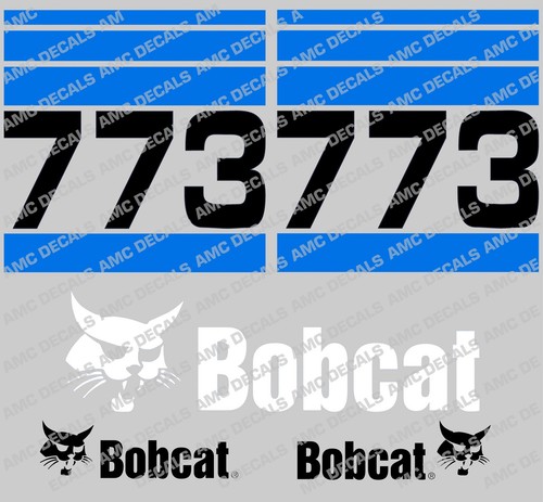 Bobcat 773 mini décalque - 773,