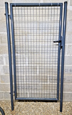 Portillon grillagé en acier