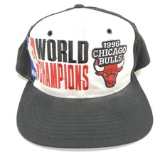 Vintage 1996 Starter Chicago Bulls Championship Snapback Hat Cap NBA Jordan NWOT
