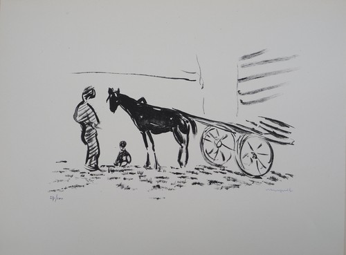 Albert marquet la charrette - albert,