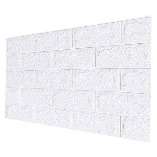 Papier peint effet brique - peint,