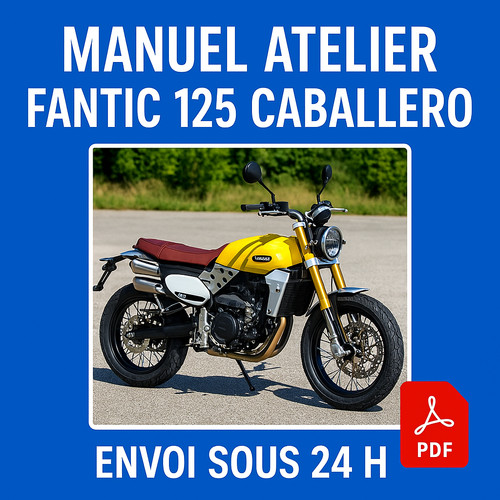 Manuel atelier fantic - atelier, 125