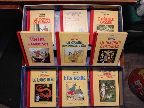 Coffret livres tintin - coffret, 9