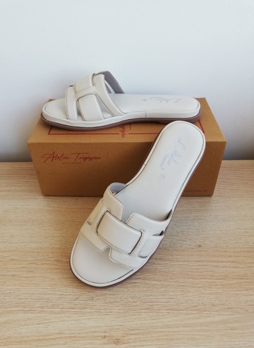 Mules cuir femme - en,