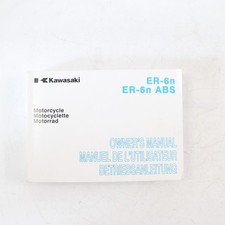 Genuine 2011 KAWASAKI ER-6n / ER-6n ABS | GB FR DE Owners Manual 999761645